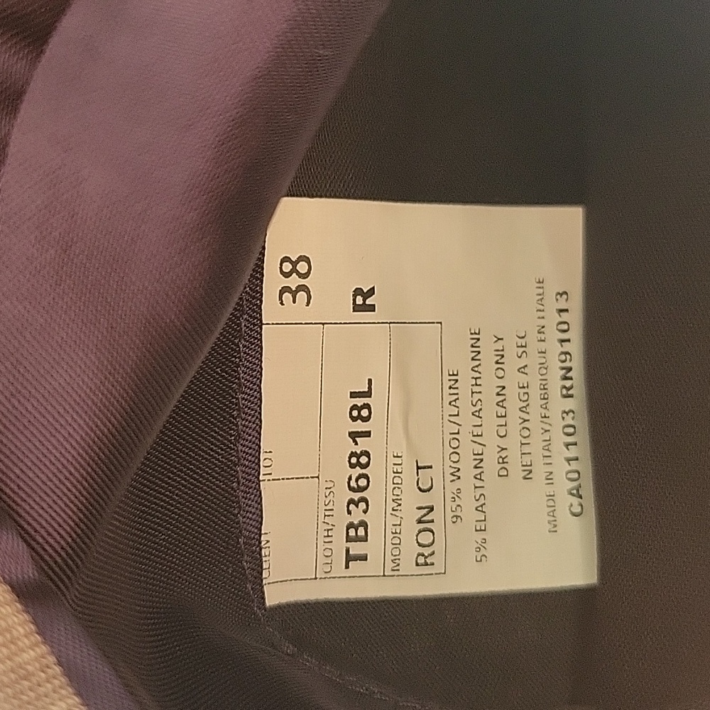 Ted Baker Suit Coat, Size 38R - Picture 7 of 9